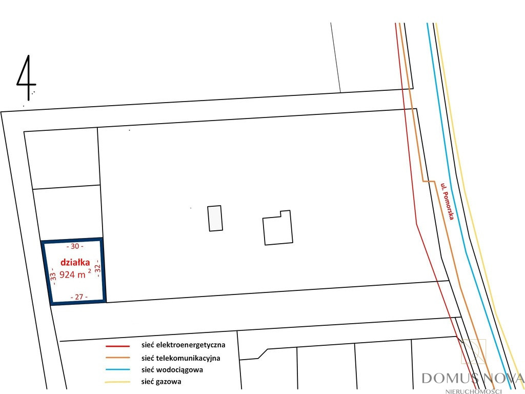 Plot Sale Jaktorów Pomorska 3