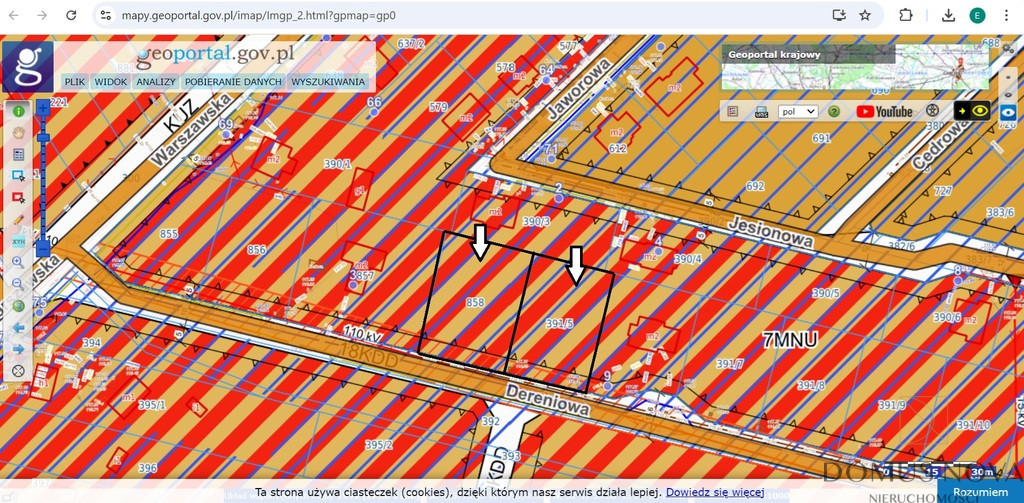 Plot Sale Hipolitów Dereniowa 4