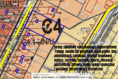 Działka Sprzedaż Nowe Grocholice Partyzantów