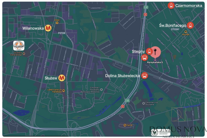 Mieszkanie Sprzedaż Warszawa Mokotów Korsykańska 15