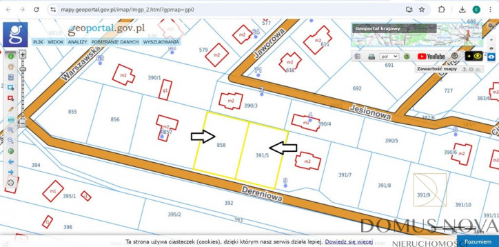 Plot Sale Hipolitów Dereniowa 1